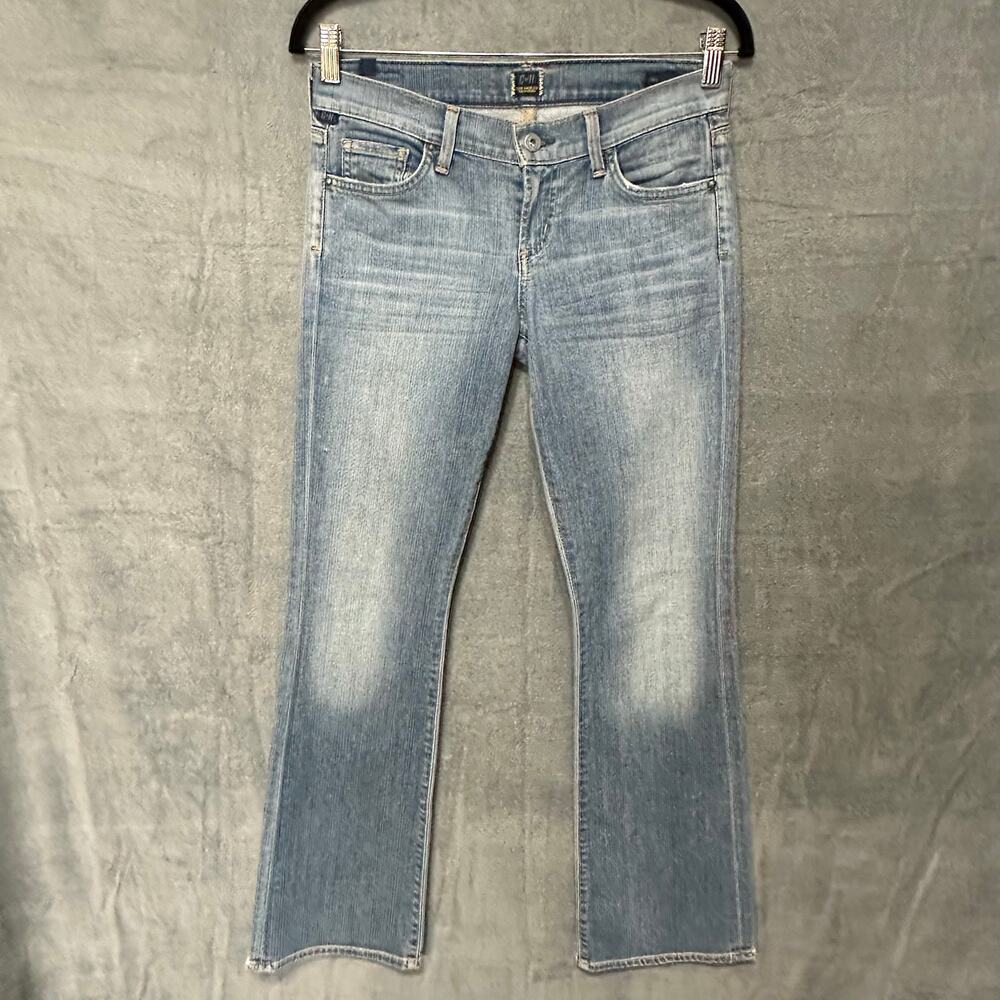 Citizens Of Humanity Jeans Womens 26 Blue Dita Petite Bootcut Leg Stretch Fading